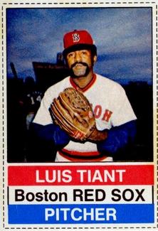 1976 Hostess Twinkies #23 Luis Tiant Front