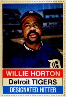1976 Hostess Twinkies #26 Willie Horton Front