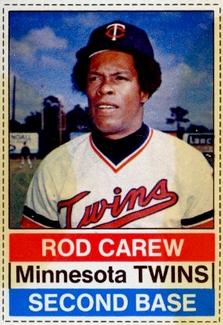 1976 Hostess Twinkies #33 Rod Carew Front