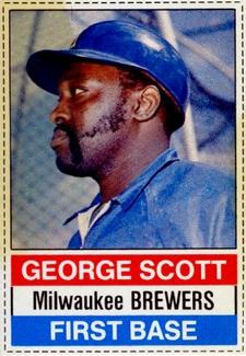 1976 Hostess Twinkies #54 George Scott Front