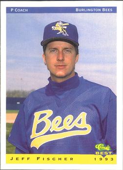 1993 Classic Best Burlington Bees #28 Jeff Fischer Front