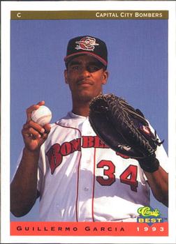1993 Classic Best Capital City Bombers #6 Guillermo Garcia Front