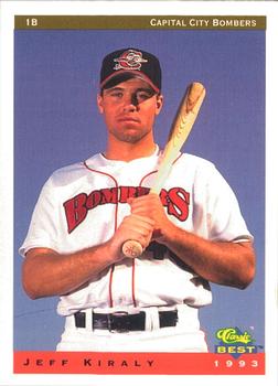 1993 Classic Best Capital City Bombers #9 Jeff Kiraly Front