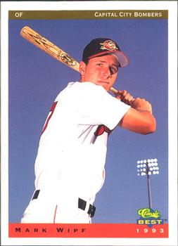 1993 Classic Best Capital City Bombers #24 Mark Wipf Front