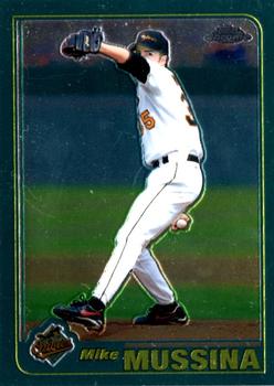 2001 Topps Chrome #24 Mike Mussina Front