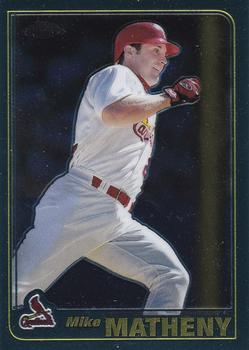 2001 Topps Chrome #56 Mike Matheny Front