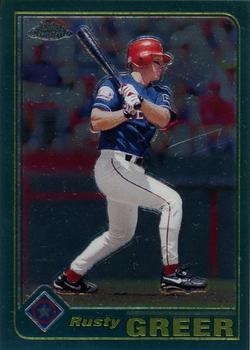 2001 Topps Chrome #164 Rusty Greer Front