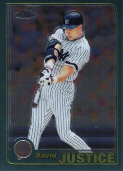 2001 Topps Chrome #340 David Justice Front