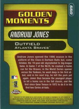 2001 Topps Chrome #660 Andruw Jones Back