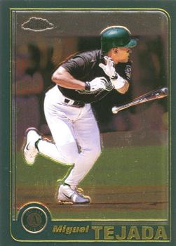 2001 Topps Chrome #366 Miguel Tejada Front