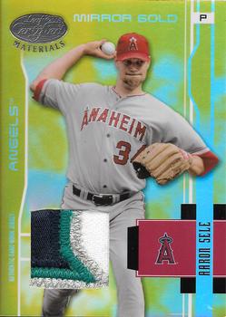 2003 Leaf Certified Materials - Mirror Gold Materials #171 Aaron Sele Front