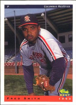1993 Classic Best Columbus RedStixx #21 Fred Smith Front