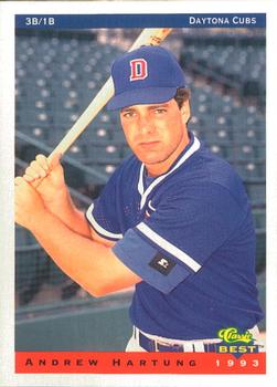 1993 Classic Best Daytona Cubs #1 Andrew Hartung Front