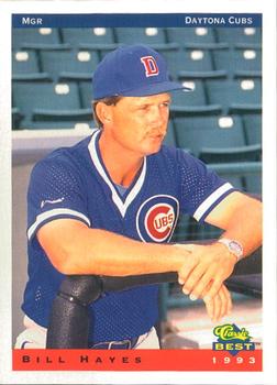 1993 Classic Best Daytona Cubs #24 Bill Hayes Front