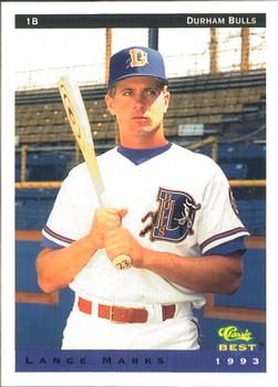 1993 Classic Best Durham Bulls #13 Lance Marks Front