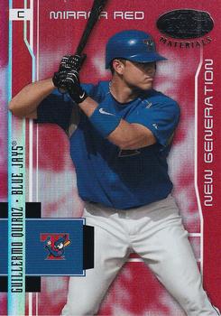 2003 Leaf Certified Materials - Mirror Red #226 Guillermo Quiroz Front