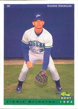 1993 Classic Best Eugene Emeralds #8 Jimmie Byington Front