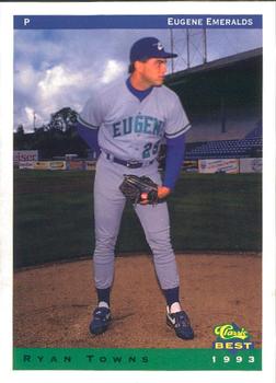 1993 Classic Best Eugene Emeralds #26 Ryan Towns Front