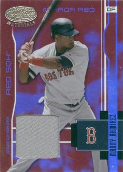 2003 Leaf Certified Materials - Mirror Red Materials #27 Manny Ramirez Front