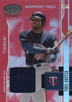 2003 Leaf Certified Materials - Mirror Red Materials #99 Torii Hunter Front
