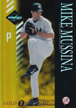 2003 Leaf Limited - Gold Spotlight #33 Mike Mussina  Front