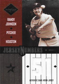 2003 Leaf Limited - Jersey Numbers #JN-35 Randy Johnson Front