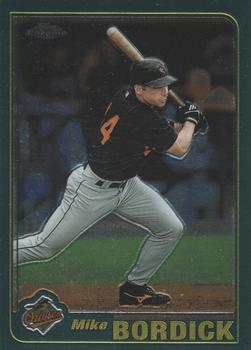 2001 Topps Traded & Rookies - Chrome #T36 Mike Bordick Front