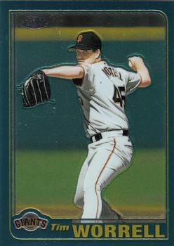 2001 Topps Traded & Rookies - Chrome #T61 Tim Worrell Front
