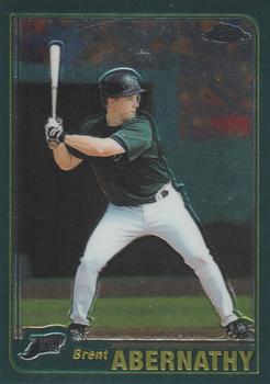 2001 Topps Traded & Rookies - Chrome #T91 Brent Abernathy Front