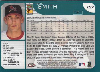 2001 Topps Traded & Rookies - Chrome #T97 Bud Smith Back