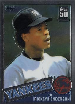 2001 Topps Traded & Rookies - Chrome #T113 Rickey Henderson Front