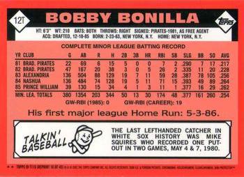 2001 Topps Traded & Rookies - Chrome #T115 Bobby Bonilla Back