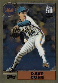 2001 Topps Traded & Rookies - Chrome #T122 David Cone Front