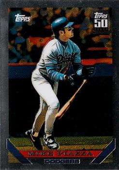 2001 Topps Traded & Rookies - Chrome #T138 Mike Piazza Front