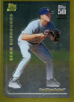 2001 Topps Traded & Rookies - Chrome #T143 Sean Burroughs Front