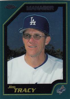 2001 Topps Traded & Rookies - Chrome #T150 Jim Tracy Front