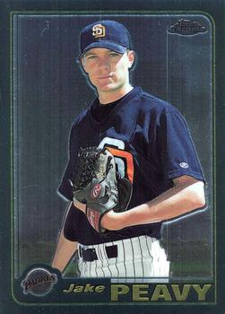 2001 Topps Traded & Rookies - Chrome #T175 Jake Peavy Front
