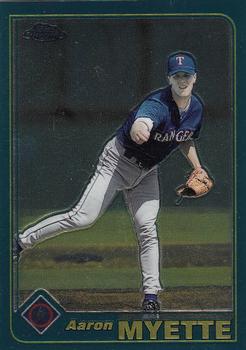 2001 Topps Traded & Rookies - Chrome #T198 Aaron Myette Front