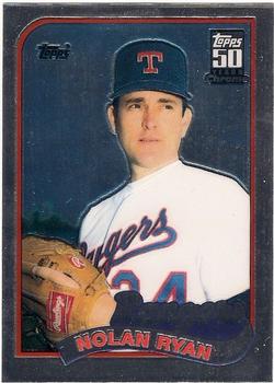 2001 Topps Traded & Rookies - Chrome #T134 Nolan Ryan Front