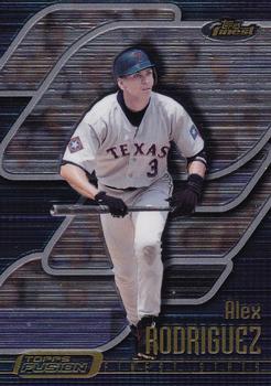 2001 Topps Fusion #7 Alex Rodriguez Front