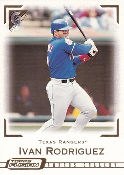 2001 Topps Fusion #108 Ivan Rodriguez Front