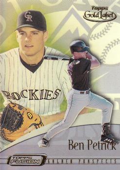 2001 Topps Fusion #109 Ben Petrick Front