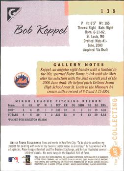 2001 Topps Gallery #139 Bob Keppel Back