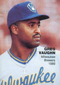 1989 Rookies Superstars (unlicensed) - Final Series #NNO Greg Vaughn Front