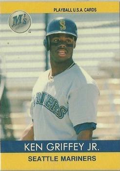 1991 Playball U.S.A. (Unlicensed) #91-1 Ken Griffey Jr. Front