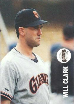 1991 Playball U.S.A. (Unlicensed) #91-40 Will Clark Front