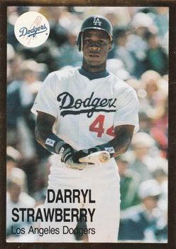 1991 Playball U.S.A. (Unlicensed) - Gold #91G-6 Darryl Strawberry Front