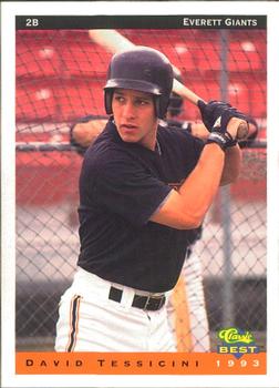 1993 Classic Best Everett Giants #27 David Tessicini Front