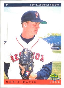 1993 Classic Best Fort Lauderdale Red Sox #6 Chris Davis Front