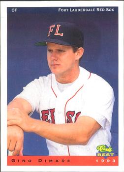 1993 Classic Best Fort Lauderdale Red Sox #9 Gino DiMare Front